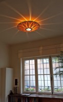 Passion 4 Wood - Lotus lamp as plafondlamp in tulipwood